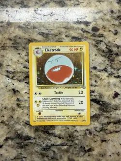 Pokemon TCG Jungle Electrode 2/64 Holographic Rare - Image 1
