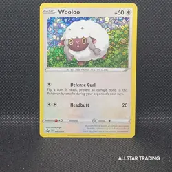 Holo - Wooloo SWSH011 Pokemon General Mills Cereal Black Star Promo - Pokemon - Image 2