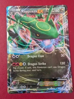 Rayquaza EX 60/108 Holo Roaring Skies Pokemon Card Great Condition - Image 1