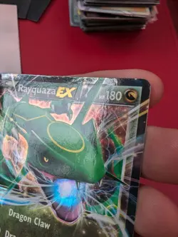 Rayquaza EX 60/108 Holo Roaring Skies Pokemon Card Great Condition - Image 3