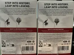 Magic The Gathering Assassin's Creed Booster Box 9 Beyond Boosters 2 Boosters - Image 2