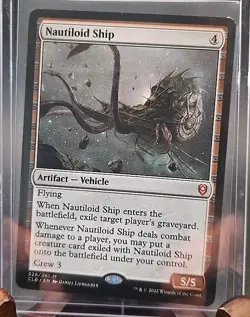 Nautiloid Ship Commander Legends: Battle for Baldur's Gate MTG Regular Near Mint - Image 3