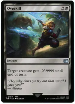 Overkill - 0109 - Final Fantasy - MTG - NM/M - Image 1