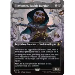 Tinybones, Bauble Burglar (Borderless) Foundations Regular 324 MTG - Image 1