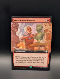 MTG - Determined Iteration - EXTENDED ART - Enchantment - NCC #146 - Rare - Image 1