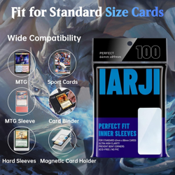 600Ct Perfect Fit Sleeves, Perfect Fit Card Sleeves, Inner Sleeves MTG, Exact Fi - Image 3