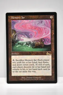 MAGIC THE GATHERING, MEMORY JAR, URZA'S LEGACY, NM, NEVER BEEN PLAYED - Image 1