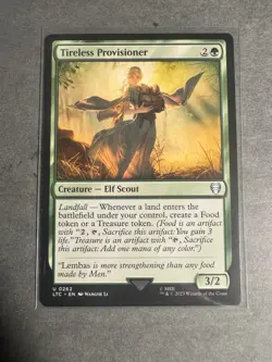 MTG Tireless Provisioner Tales of Middle-earth Commander 262 Regular Uncommon NM - Image 1
