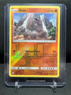 Onix 103/236 Reverse Holo Pokemon 2019 Unified Minds - LP - Image 1