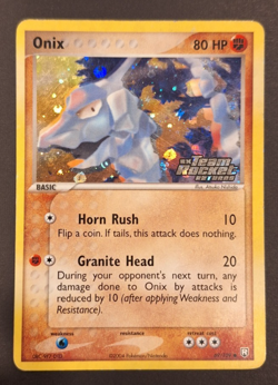 Onix 69/109 -Ex Team Rocket Returns- Reverse Holo Rare STAMPED -Pokemon TCG- MP - Image 1