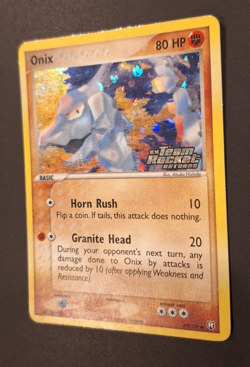 Onix 69/109 -Ex Team Rocket Returns- Reverse Holo Rare STAMPED -Pokemon TCG- MP - Image 2