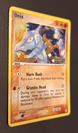 Onix 69/109 -Ex Team Rocket Returns- Reverse Holo Rare STAMPED -Pokemon TCG- MP - Image 3