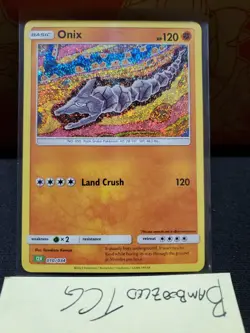 Pokemon Classic Collection Onix Holo CLV 010/034 - Image 1