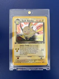 Pokemon Dark Raichu Holo TCG Card 83/82 1st Edition Secret Rare 2000 Nm - Image 1