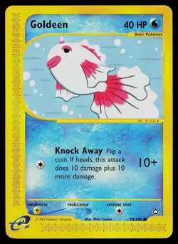 Pokemon Card - Goldeen Aquapolis 78/147 Common Non Holo - Image 1