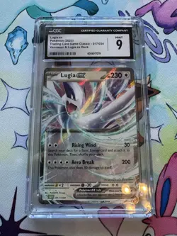 CGC 9 Mint + Lugia ex 017/034 Classic Venusaur Deck Holo Pokemon 2023 TCG - Image 1