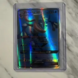 Pokemon Greninja GX Full Art Holo Card 120/131 Sm-Forbidden Light - Image 1
