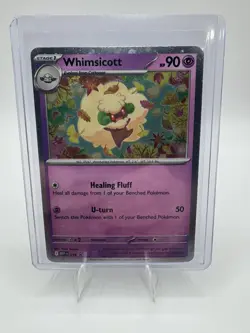 Pokemon TCG Mega Evolutions Whimsicott Cosmos Holo Black Star Promo #019 (A) - Image 1
