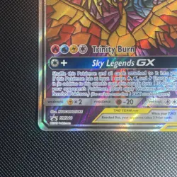 Pokemon Moltres & Zapdos & Articuno GX TAG TEAM Full Art SM210 Holo Card - Mint - Image 5
