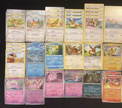 Pokemon Tcg Eevee Card Lot (60) - 10+ Sets, Holos, SM, SWSH, SV - + eeveelutions - Image 4