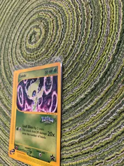 Pokemon Black Star Promo # 50 Celebi- Crimped Top Edge - Image 2