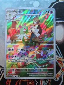 Pokemon TCG Kirlia 212/198 SV01: Scarlet & Violet Base Set Illustration Rare NM - Image 1