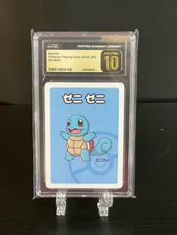 CGC Pristine 10 Squirtle 2019 Japanese Old Maid Playing Card G107 - Image 1