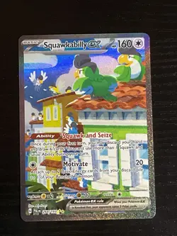 Squawkabilly ex 264/193 SIR Paldea Evolved Pokemon TCG NM/M - Image 2
