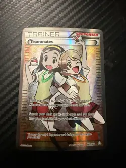Pokemon TCG Teammates Full Art Holo Trainer 160/160 XY Primal Clash - Image 1