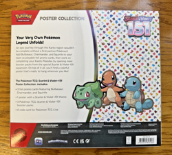 Pokemon TCG Scarlet & Violet - 151 Poster Collection Box! New, Factory-Sealed! 820650853166 - Image 2
