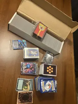 1500 Mixed Trading Cards, Pokemon, Dragon Ball, MetaZoo, Sports, Yu-Gi-Oh! - Image 1