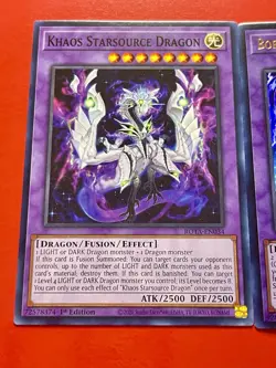 Borreload Furious Dragon + Light & Dark Dragonlord + Khaos Starsource | YuGiOh! - Image 3