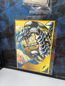 Yu-Gi-Oh! 25th Anniversary Blue-Eyes White Dragon Ukiyoe Edition Stamp Full Set - Image 4