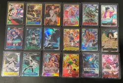 One Piece CCG Japanese SEC & Alt Art Holo Foil Cards Mixed Lot 18 NM - Image 1