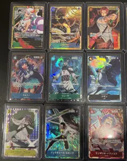 One Piece CCG Japanese SEC & Alt Art Holo Foil Cards Mixed Lot 18 NM - Image 2