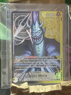 One Piece OP14-080 Gecko Moria Alt Art Leader The Azure Sea’s Seven English - Image 1