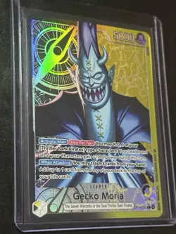 One Piece OP14-080 Gecko Moria Alt Art Leader The Azure Sea’s Seven English - Image 3