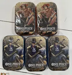 One Piece Tin Packs Vol. 2 (TS-02 OP-13) - Lot of 5 - Sealed - Image 1