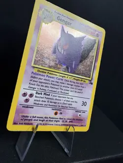 Pokemon TCG Gengar Fossil Holo Card 5/62 Unlimited Rare - Image 3