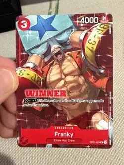 Franky (Tournament Pack Vol. 2) [Winner] OP01-021 One Piece Promotion Cards NM - Image 1