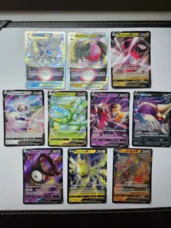 10x Pokemon TCG Card Silver Tempest Vstar V Bundle - Incl. 034/195 136/195 - Image 1
