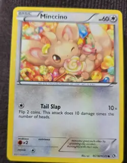 Pokemon Card Minccino RC18/RC25 Legendary Treasures: Radiant Collection Holo - Image 1
