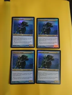 Ethercaste Knight Playset Human Alara Reborn. Magic the Gathering FOIL 4 Card. - Image 1