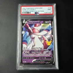 PSA 9 Dark Sylveon V SWSH134 Celebrations Holo Promo Pokemon Card 2021 - Image 1
