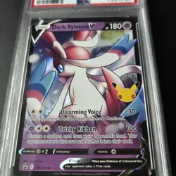 PSA 9 Dark Sylveon V SWSH134 Celebrations Holo Promo Pokemon Card 2021 - Image 3