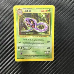 Arbok 31/62 Pokemon TCG Pokemon Card (MYREF#3) - Image 1