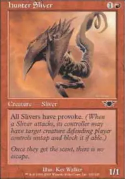 4x Hunter Sliver Light Play, English Legions MTG Magic - Image 1