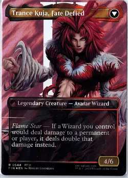 Kuja, Genome Sorcerer (Borderless) (Surge Foil) Foil R FIN 544 NM - Image 2
