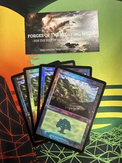 Forest 449 Foil Retro x4 4x 4 - MTG - CMM - Commander Masters - Image 1