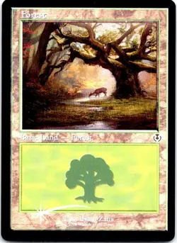 Forest () (Retro Frame) L Innistrad Remastered FOIL 297 NM NM-LP - Image 1